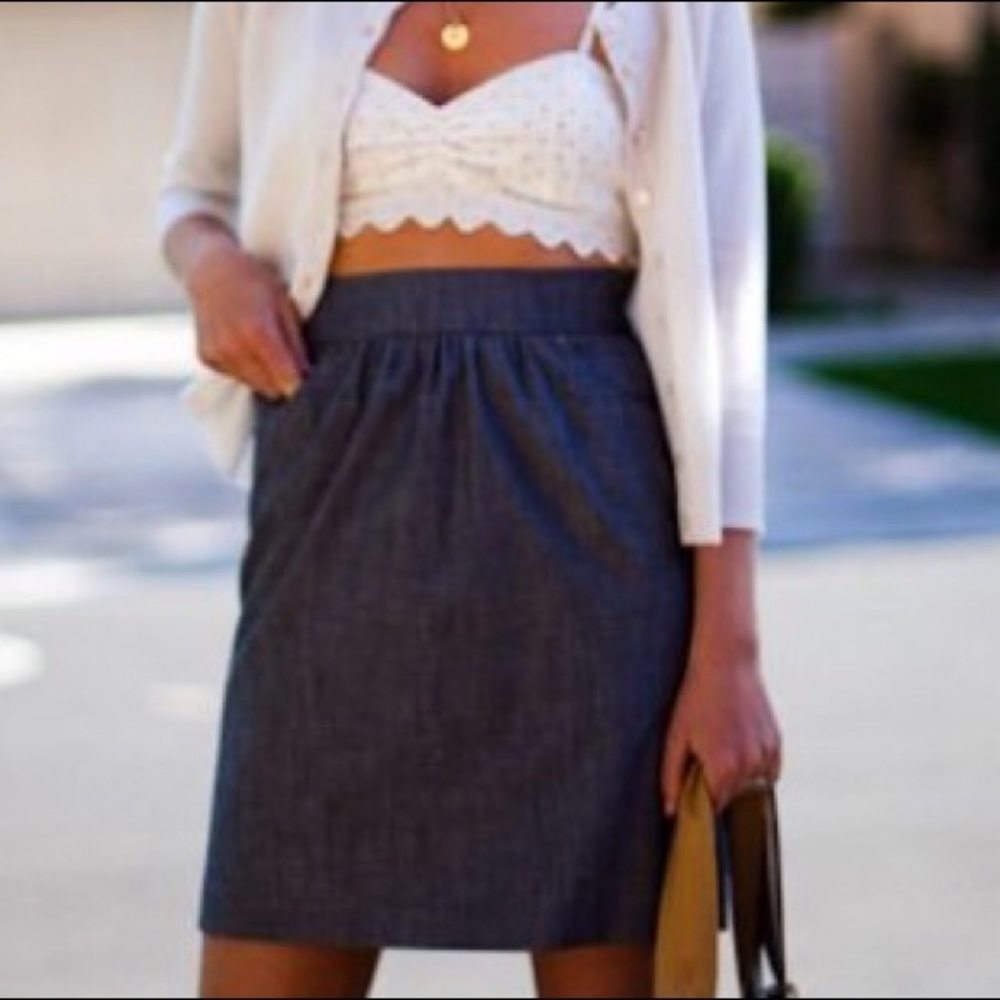 EmersonMade (Emerson Fry) Chambray Skirt